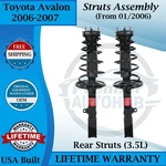 Monroe Oem Rear Struts For 2006-2007 Toyota Avalon From 1/2006 Lifetime Warranty. Fixed Price $258.08.