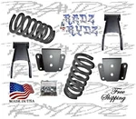 1973-1987 Chevy C10 Gmc C1500 2-4" Drop Springs Hangers Shackle Lowering Kit. Fixed Price $280.90.