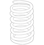 Genuine Mitsubishi Coil Spring 4140A187. Fixed Price $171.38.