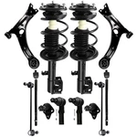 For 2009-13 Toyota Corolla Front Struts W/ Springs Sway Bars Suspension Kit. Fixed Price $201.96.
