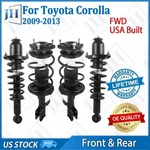 Front Rear Strut Coil Spring Set For 09-13 Toyota Corolla L4-1.8L Fwd Usa Built. Fixed Price $182.59.