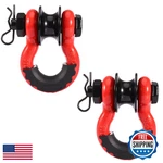 Pilida 3/4" Ring Shackle W/ Snatch Block, 57,000 Lbs (28.5 Ton) Max. Fixed Price $67.40.