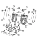 Genuine Mopar Spring Left 68039205AA. Fixed Price $23.81.