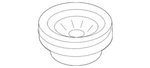 Genuine Kia Upper Spring Insulator 54609 2P500FFF. Fixed Price $25.99.