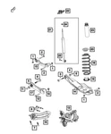 Genuine Mopar Rear Coil Spring Right 68391414AA. Fixed Price $76.29.