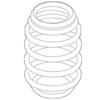 Genuine Audi Coil Spring 5Q0-511-115-KH. Fixed Price $181.86.