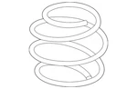 Genuine Nissan Coil Spring 54010-6LY0B. Fixed Price $95.73.