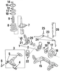 Genuine Ford Coil Spring Insulator FOCZ-5415-A. Fixed Price $15.83.