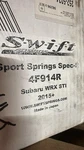 Swift Spec-r Sport Lowering Springs Wrx Sti 15-21. Fixed Price $200.00.