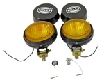 Pair Hella Yellow Fog Lamp With Cover Bulb H3 Halogen Universal Fit. Fixed Price $53.29.