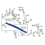 Ford E-450 Super Duty 2015-2024 8C2Z5560W Rear Leaf Spring Assembly. Fixed Price $872.29.