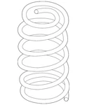 Genuine Mazda Coil Spring KSJ1-28-011. Fixed Price $90.48.