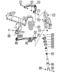 Genuine Mopar Front Coil Spring 4670433AA. Fixed Price $25.50.