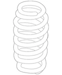Genuine Volkswagen Coil Spring 1K0-511-115-BG. Fixed Price $139.15.
