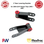 Maxtrac 2" Rear Lowering Shackles For 2004-2019 Nissan Titan 2WD / 4WD #415320. Fixed Price $98.44.