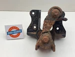 88-97 Ford F450 Rear Leaf Spring Bracket Hanger Mount & Shackle E8TA-5775-AA. Fixed Price $159.57.