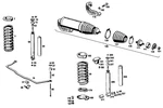 Genuine Mercedes-benz Rear Spring 108-324-02-04. Fixed Price $102.87.