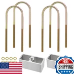 Racewill Inch Universal Leaf Spring Lowering Block Kits, 5" Length X 2-1/3". Fixed Price $113.55.