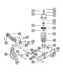 Genuine Mopar Suspension Spring 5151246AB. Fixed Price $31.12.