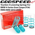 Godspeed Traction-s Lowering Springs Kit For Bmw 4-SERIES Gran Coupe F36 2015-20. Fixed Price $162.00.