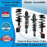 Monroe Oem Front & Rear Struts For 2014-2019 Toyota Corolla Lifetime Warranty. Fixed Price $491.07.