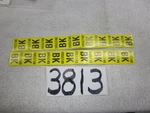 1969 Camaro B/b Rear Leaf Spring Id Labels "bk" P/n 3955740. Fixed Price $13.50.