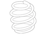Genuine Mitsubishi Coil Spring 4040A345. Fixed Price $309.62.