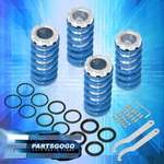 For 96-00 Honda Civic 2/3/4DR Jdm Vip Blue Spring Adj. Coilover Scale Sleeve Set. Fixed Price $46.99.