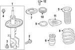 Genuine Nissan Coil Spring 54010-6SA0B. Fixed Price $96.60.