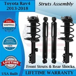 Monroe Oem Front Strut & Rear Shock For 2013-2018 Toyota RAV4 Lifetime Warranty. Fixed Price $373.00.