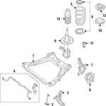 Genuine Nissan Coil Spring 54010-1A55A. Fixed Price $68.19.