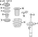 Genuine Honda Coil Spring 51406-3D4-A52. Fixed Price $43.33.