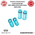 Godspeed Traction-s Performance Lowering Springs 07-08 Infiniti G35X Sedan. Fixed Price $177.00.
