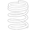 Genuine Mercedes-benz Coil Spring 463-324-33-00. Fixed Price $463.50.