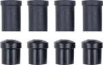 1956-57 Chevrolet Bel Air; Long Rear Shackle Bushing; 8 Piece Set. Fixed Price $18.99.