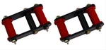 (2) Rugged Ridge Shackle Heavy Duty Red Fits Jeep Cj Willys Greasable Pair. Fixed Price $169.26.