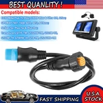 For Garmin 8-PIN Transducer To 12-PIN Sounder Adapter Cable 010-12122-10 W/ Xid. Fixed Price $22.50.