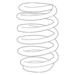 For Dodge Challenger 2014-2015 Mopar 05181609AB Front Coil Spring. Fixed Price $98.65.