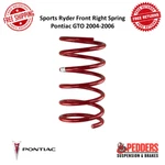 Pedders PED-2142R Front Right Stock Height Coil Spring For 2004-2006 Pontiac Gto. Fixed Price $118.29.