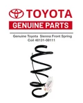 Genuine Toyota Sienna Front Spring Coil 48131-08111. Fixed Price $94.94.