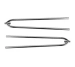 New 1928-34 Ford Model Front Axle 27" Hairpin Radius Rods,pair,chrome. Fixed Price $349.99.