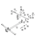Leaf Spring Assembly Mopar 68195839AE. Fixed Price $628.75.