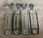 1997-2004 C5 Chevrolet Corvette Leaf Spring Mount Brackets Front & Rear Oem. Fixed Price $75.00.