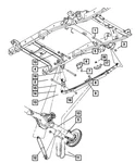 Genuine Mopar Rear Leaf Spring 4670950AA. Fixed Price $988.43.