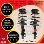 Monroe Oem Front Struts 2005-2007 Ford Five Hundred/mercury Montego 4X4. Fixed Price $337.68.