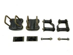 Rear Leaf Spring U Bolts Shackles Brackets Fits 2005-2021 Nissan Frontier 87155. Fixed Price $139.49.