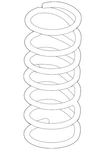 Genuine Volkswagen Coil Spring 7P6-411-105-AM. Fixed Price $169.90.
