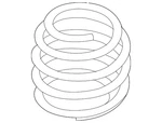 Genuine Volkswagen Coil Spring 1K0-411-105-CG. Fixed Price $169.39.
