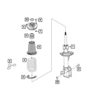 Genuine Mopar Suspension Spring 68304208AA. Fixed Price $174.00.