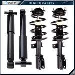 For 2009-2016 Chevrolet Traverse Full (4) Shocks Struts Assembles W/ Coil Spring. Fixed Price $196.51.